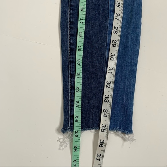 PacSun Two Toned High Rise Raw Hem Skinny Jeggings - Picture 15 of 15